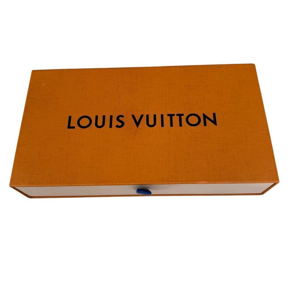 Authentic Louis Vuitton Empty Gift Box Orange drawer Storage Box 10”x5”x2”